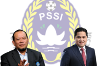 Kandidat Ketua Umum PSSI La Nyalla Mattalitti dan Erick Thohir