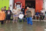 Lurah Maccini Sombala meninjau beberapa lokasi terdampak banjir di kelurahan maccini sombala bersama stakeholder