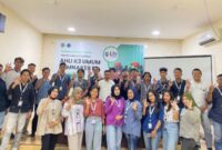 Peserta pembinaan dan pelatihan Ahli K3 Kemnaker RI bersama Tim TOT PT Indotama Jasa Sertifikasi di Hotel Harapan Kota Palopo, Senin (13/3/2023).