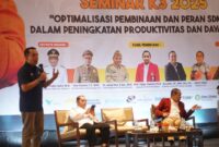 Foto Dirut PT Semen Tonasa Asruddin sebagai Narasumber di Hotel The Rinra (5/2/2025)